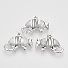 Tibetan Style Alloy Pendants TIBEP-T009-44AS-RS-1