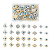 32Pcs 16 Style Alloy Enamel Pendants ENAM-TA0001-35-1