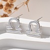 S925 Sterling Silver Stud Earrings EJEW-K303-01S-05-1