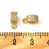 Brass Brass Micro Pave Cubic Zirconia Tube Bails KK-M277-09B-G-3