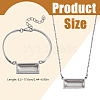 DIY 304 Stainless Steel 2Pcs Necklaces & 2Pcs Bracelets Making Kits SJEW-DR00003-2
