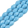 Opaque Solid Color Imitation Jade Beads Strands GLAA-N005-P4mm-D10-1