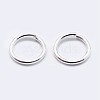 925 Sterling Silver Open Jump Rings STER-F036-02S-0.6x5mm-2