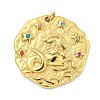 Real 18K Gold Plated PVD Vacuum Plating 304 Stainless Steel Pendants STAS-L278-003G-10-1