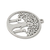 304 Stainless Steel Pendants STAS-V016-06P-2