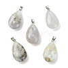 Natural White Agate Pendants GG-K002-09E-1