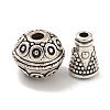 Tibetan Style Alloy 3 Hole Guru Beads FIND-A031-04AS-01-1