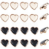 20Pcs 2 Colors Alloy Enamel Metal Buttons FIND-GF0008-18-1