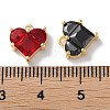 Glass Charms KK-F867-08G-3