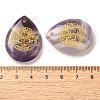 Natural Amethyst Drop Pendants G-C158-01L-3