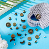 50Pcs 5 Styles Alloy River Studs FIND-TA0009-69-7