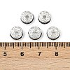 Brass Grade A Rhinestone Spacer Beads RB-A004-12-2