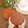 Imitation Leather Crochet Bag Nail Bottom & Sew on Bag Handles Set DIY-WH0034-89A-3