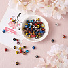 Mega Pet 60Pcs 15 Colors Polymer Clay Rhinestone Beads RB-MP0001-01-13