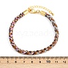 4MM Braided Nylon Cord Bracelets FIND-A057-01G-08-4