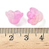 Transparent Glass Beads Caps GLAA-B028-01-4