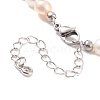 Natural Pearl Beaded Necklace for Women NJEW-JN03899-01-5