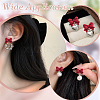 42Pcs Alloy Bowknot Stud Earring Findings EJEW-ME0001-28-4