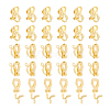 Unicraftale 60Pcs Brass Clip-on Earring Findings KK-UN0001-88-1