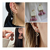 80Pcs 8 Style 304 Stainless Steel Stud Earring Findings STAS-PJ0001-40-9