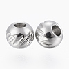 Tarnish Resistant 304 Stainless Steel Beads STAS-G154-36-4mm-2