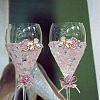 2Pcs Butterfly Alloy Glass Rhinestone Shoe Decoration FIND-AR0005-01C-6