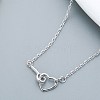 925 Sterling Silver Pendant Necklaces NJEW-BB55898-A-2