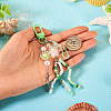 Jellyfish Glass & Acrylic Pendant Decorations HJEW-TAC0034-5