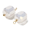 Glass Charms KK-M266-04G-01-2