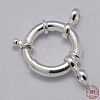 925 Sterling Silver Large Spring Rings Clasps STER-A007-13B-3