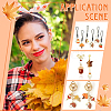 60Pcs 15 Styles Thanksgiving Day Alloy Enamel Pendants ENAM-PH0002-88-6