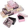 Flower Pattern Cardboard Jewelry Packaging Box CBOX-AR0001-007-1