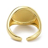 Bear Pattern Real 18K Gold Plated Open Rings for Teen Girl Women KK-C224-08G-3