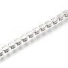 304 Stainless Steel Rhinestone Cup Chain Bracelets AJEW-B004-01A-4