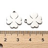 Non-Tarnish 316 Surgical Stainless Steel Charms STAS-H190-14P-01-3