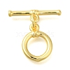 Brass Toggle Clasps KK-B121-03G-1