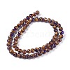 Synthetic Gold Clinquant Stone Beads Strands G-E551-A-2