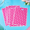 Polka Dot PET Plastic Packing Bags with Die Cut Hole Handle ABAG-TADJ0002-001E-3