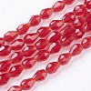 Glass Beads Strands LS-GLAA-R024-6x4mm-14-1