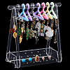 1 Set Coat Hanger Removable Acrylic Earring Displays EDIS-CP0001-10-1