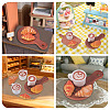 36Pcs 9 Styles Coffe Theme Doll Miniatures Sets DJEW-TA0001-50-9