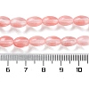 Cherry Quartz Glass Beads Strands G-I369-B22-01B-5