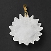 Natural Quartz Crystal Pendants G-E043-01B-20G-4