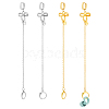 201 & 304 Stainless Steel Bowknot Hoop Earrings EJEW-PH01457-1