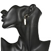 304 Stainless Steel Stud Dangle Earrings with Natural Baroque Keshi Pearls EJEW-JE07339-2