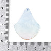 Marine Organism Series Fan Shape Acrylic Pendants OACR-Q101-03D-3