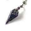 Natural Lapis Lazuli Dowsing Pendulum Big Pendants G-H285-02P-05-3