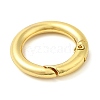 Rack Plating Brass Spring Gate Rings X-KK-Q781-11G-2