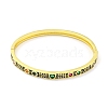 Brass Enamel Hinged Bangles BJEW-Z062-22G-2