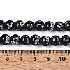Baking Paint Glass Beads Strands DGLA-N015-8mm-10-4